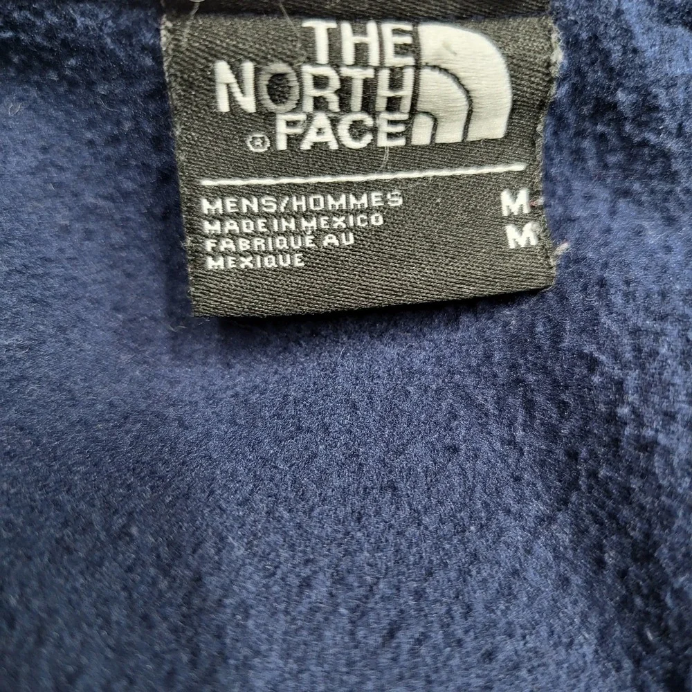 The‎ North Face Men Hoodie M Navy Logo Embroidery Fleece Activewear Gorpcore